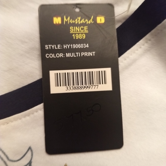 Mustard tee NWT ♥️💀 - Picture 10 of 10